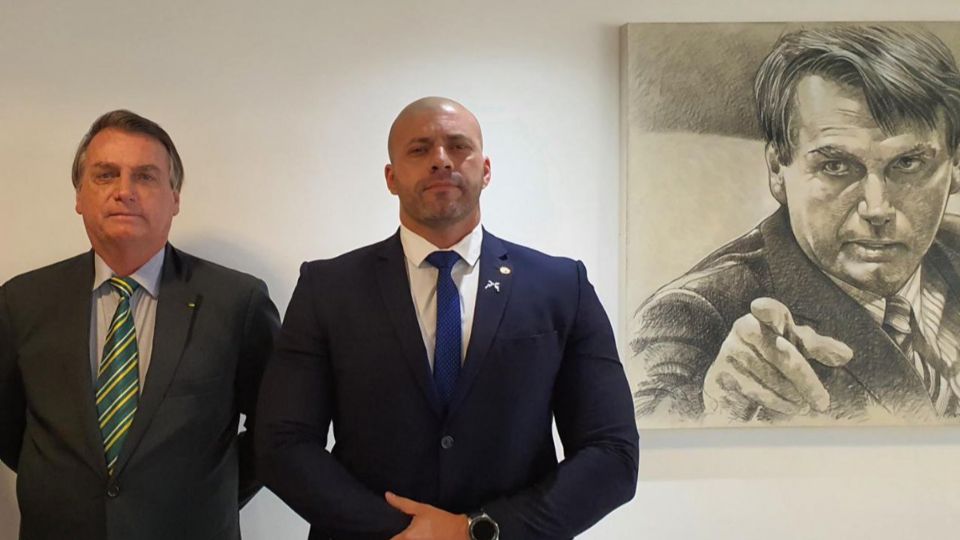 Jair Bolsonaro e Daniel Silveira