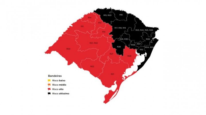 Com alta nas internações por Covid, Rio Grande do Sul amplia toque de recolher