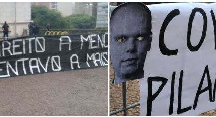 Manifestantes protestam em frente à prefeitura de SP contra corte da gratuidade para idosos no transporte