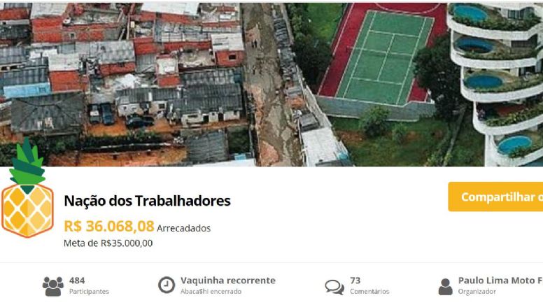 Galo, entregador antifascista, levanta 36 mil em vaquinha para formação