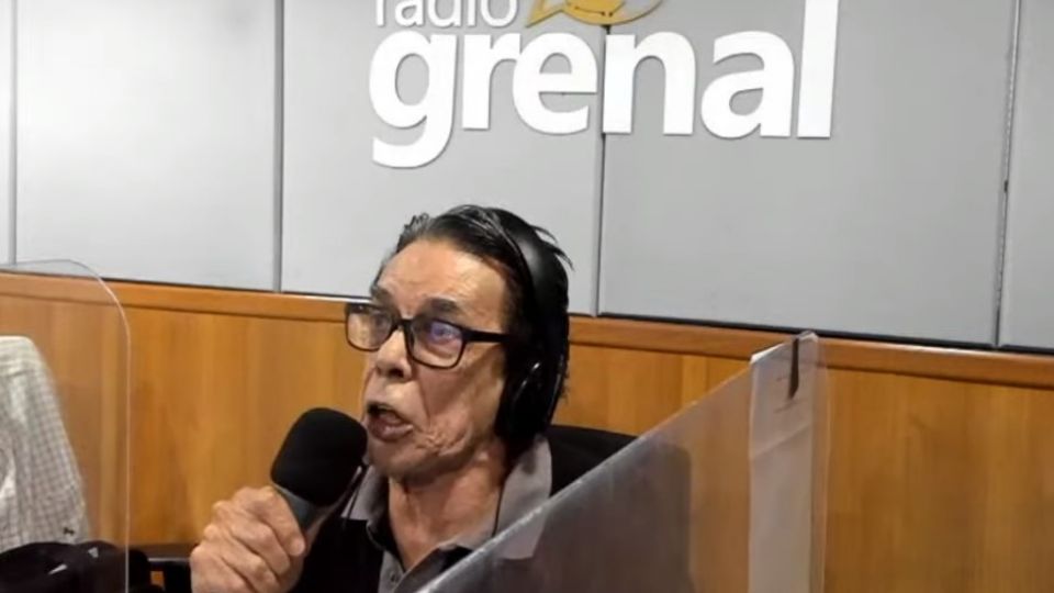 O locutor Haroldo de Souza - Foto: Reprodução/YouTube
