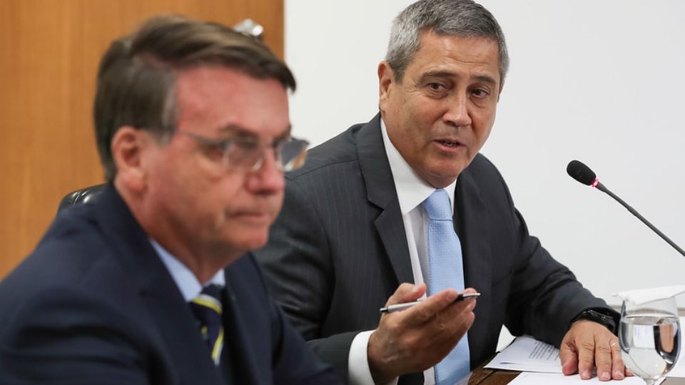 Jair Bolsonaro e Braga Netto (Foto: Marcos Corrêa/PR)