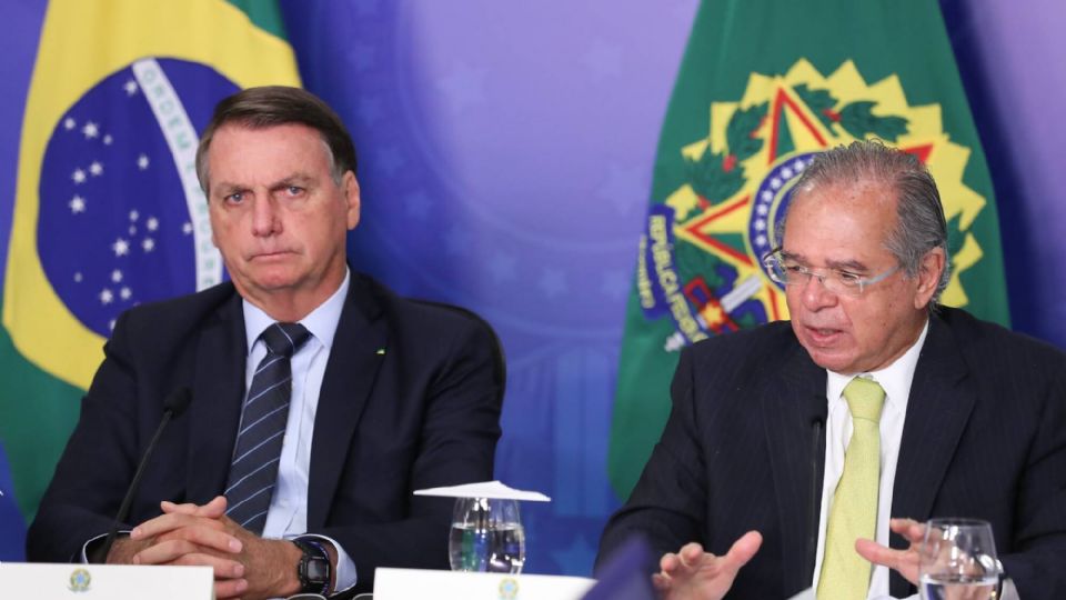 Jair Bolsonaro e o ministro da Economia, Paulo Guedes | Foto: Marcos Corrêa/PR