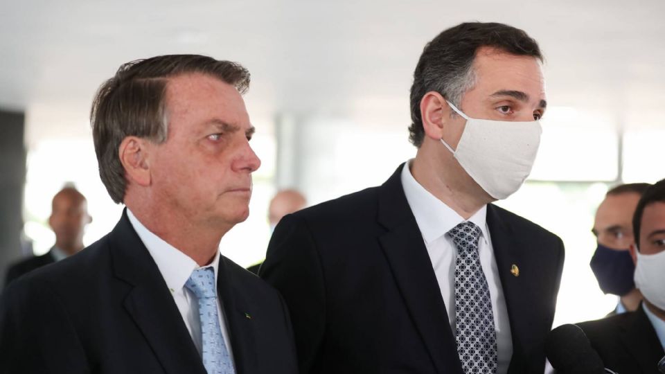 Jair Bolsonaro e Rodrigo Pacheco | Foto: Marcos Corrêa/PR