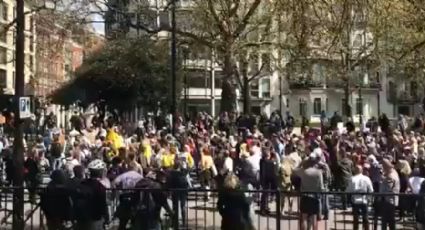 Mais de 10 mil pessoas protestam contra o lockdown em Londres