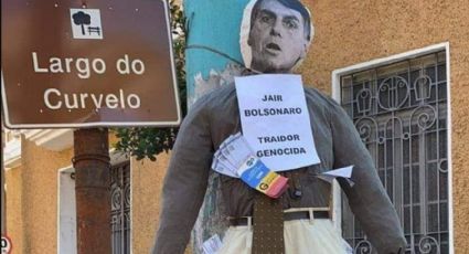 Vídeo: Bolsonaro é transformado em Judas e malhado pelas ruas do Brasil