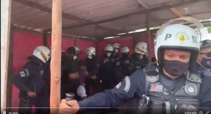 Vídeo: Apesar da violência, moradores resistem e PM do Distrito Federal desiste de destruir Escola do Cerrado