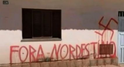 Casa no Sul de MG é pichada com suástica nazista e frase xenófoba: "Fora, nordestinos"