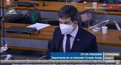 Randolfe chora em depoimento de ex-paciente da Prevent Senior