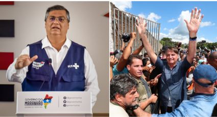 Em medida inédita na pandemia, Flávio Dino autua Bolsonaro por promover aglomeração no Maranhão