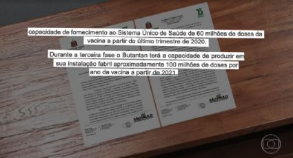 Jornal Nacional destaca que demora de Bolsonaro em fechar contrato com Butantan impactou vacinação