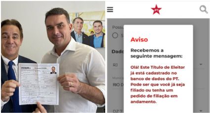 Após vazar os próprios dados, internautas descobrem que Flávio Bolsonaro tem pedido de filiação junto ao PT