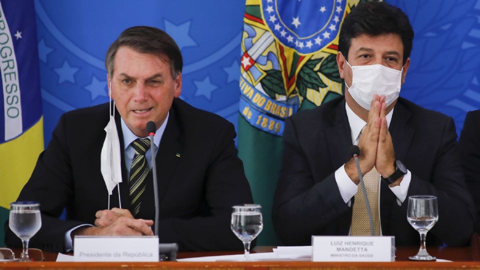 Jair Bolsonaro  e Henrique Mandetta (Foto: Presidência da República)