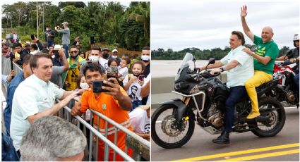 Bolsonaro comete infração de trânsito sanitária durante passeio em Rondônia