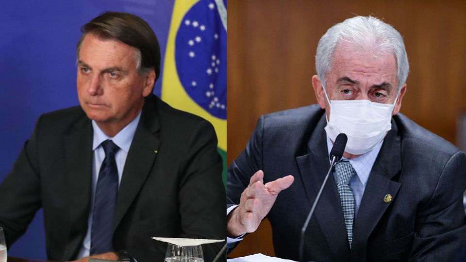 Jair Bolsonaro e Otto Alencar (Montagem)