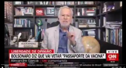 Alexandre Garcia compara "passaporte da vacina" com marcação aos judeus no nazismo