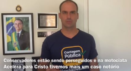 Eduardo Bolsonaro, que ganha R$33 mil mensais, pede dinheiro a apoiadores para pagar multa