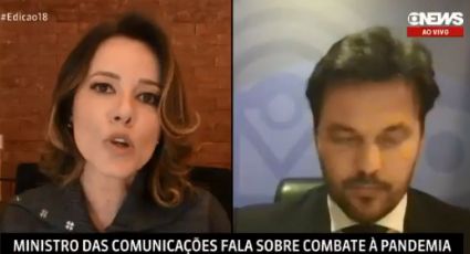 Natuza Nery vira assunto nas redes após enquadrar Fábio Faria ao vivo; veja vídeo