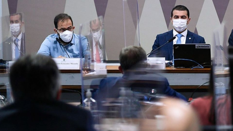 Os Irmãos Miranda na CPI (Agência Senado)