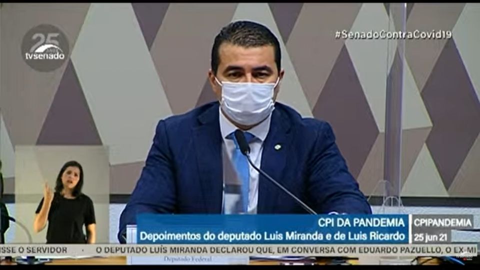 O deputado Luis Miranda - Foto: Reprodução