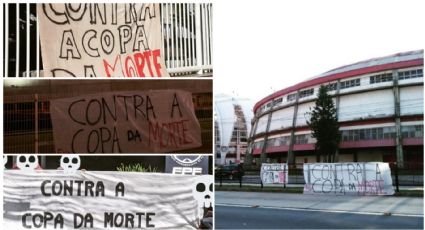 "Copa da Morte": torcidas protestam em estádios e federações de futebol contra Copa América no Brasil