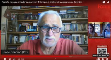 Genoíno: "O governo Bolsonaro tem duas pernas, uma no centrão e outra no fardão"