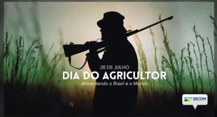 Governo Bolsonaro exibe homem com arma para homenagear agricultor