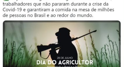 Questionado pela Fórum, governo se enrola para explicar por que apagou imagem de agricultor armado