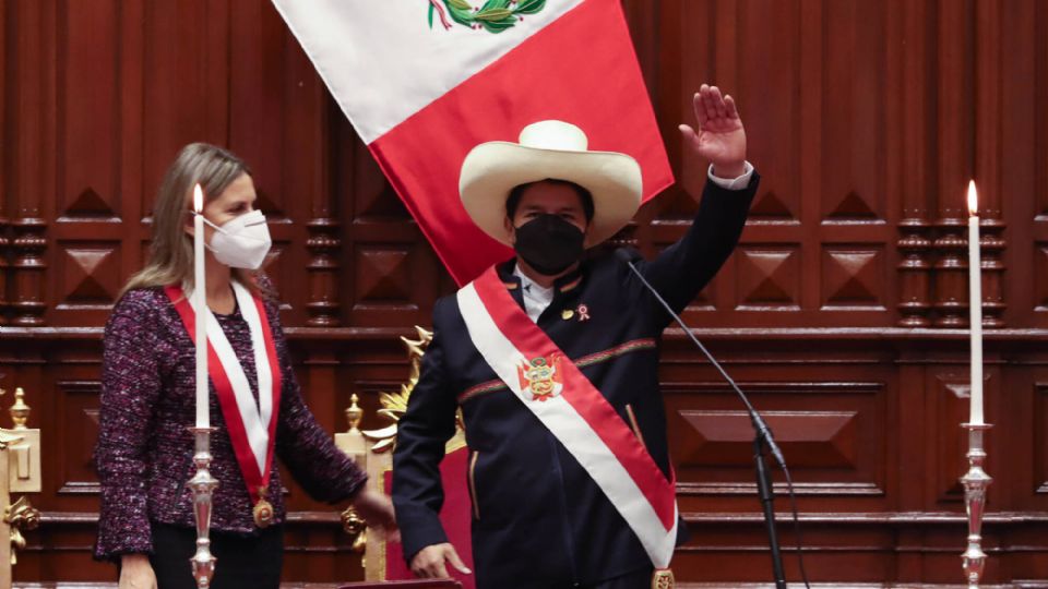 Pedro Castillo toma posse como presidente do Peru | Foto: Presidência Peru