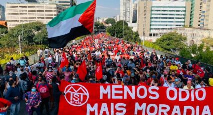 MTST faz protesto por moradia em SP e marcha para o Palácio dos Bandeirantes