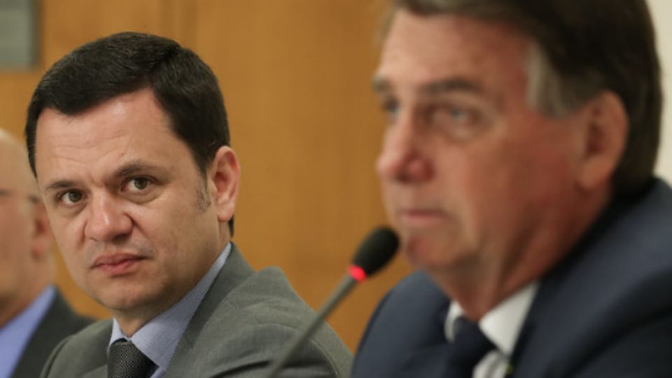 O ministro da Justiça, Anderson Torres, e Jair Bolsonaro (Foto: Marcos Corrêa/PR)