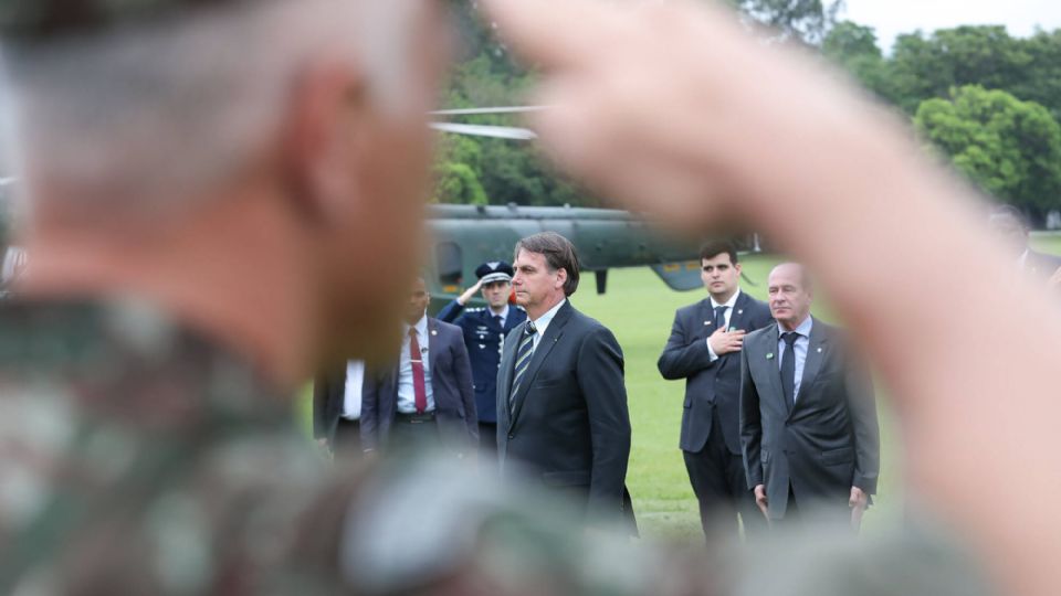 Bolsonaro e os militares. Foto: Foto: Marcos Corrêa/PR