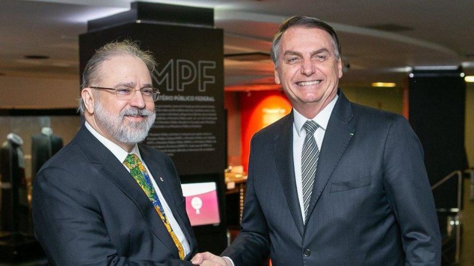 Augusto Aras e Jair Bolsonaro - Foto: Agência Brasil