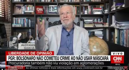 Vídeo: Bajulador de Bolsonaro, Alexandre Garcia compara máscara à burca