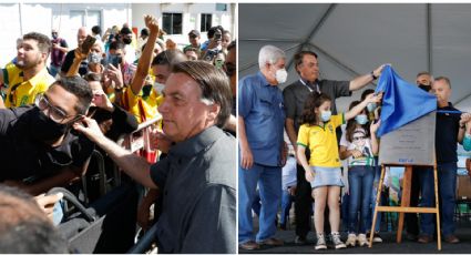 Bolsonaro 'mata' trabalho para passear de moto e inaugurar obra do PT em Uberlândia