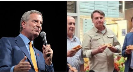 Vexame: Prefeito de Nova York ironiza pizza na rua de Bolsonaro e indica locais de vacinação