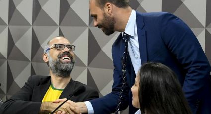 Véio da Havan financiou Allan dos Santos via Eduardo Bolsonaro, mostram mensagens