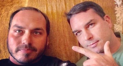 Carlos e Flávio Bolsonaro reclamam da quebra do sigilo do pai, mas não explicam transferências