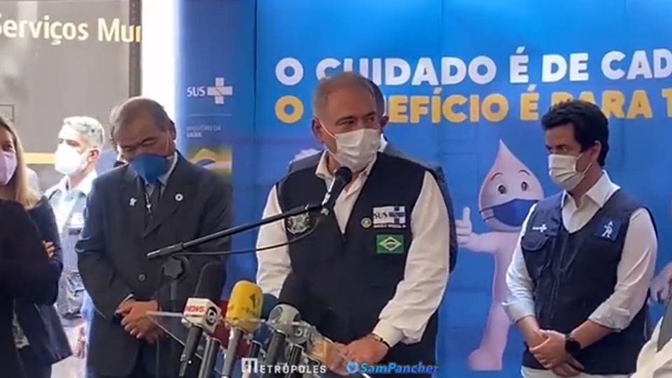 O ministro Marcelo Queiroga. Foto: Reprodução de Vídeo