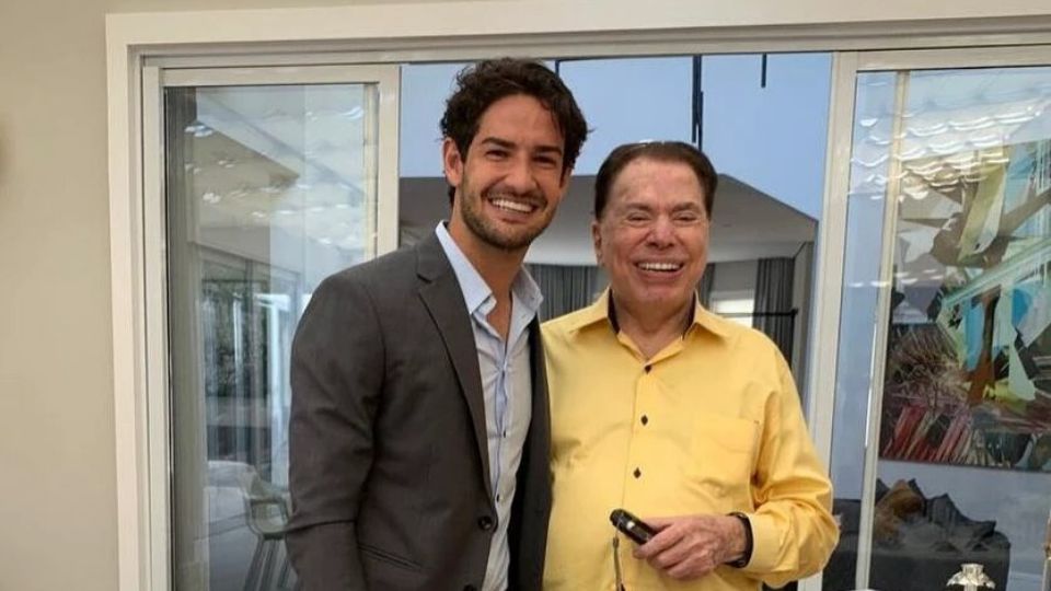 Alexandre Pato e Silvio Santos (Foto: Reprodução)