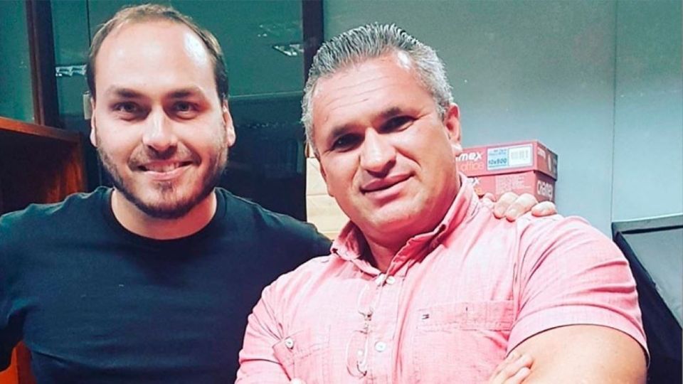 Carlos e Julian Lemos quando eram amigos (Redes sociais)