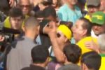 Urgente: Bolsonaristas acabam com missa e agridem jornalistas no templo de Aparecida