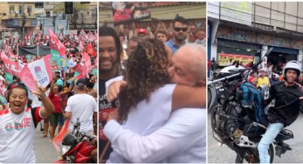 VÍDEO: Lula é recebido com festa no Complexo do Alemão