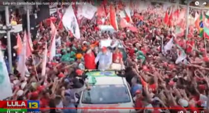 AO VIVO: Lula e Marília Arraes arrastam multidão pelas ruas de Recife