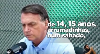 VÍDEO: frase de Bolsonaro sobre meninas de 14 e 15 anos vai parar no programa de Lula