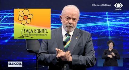 Debate: Lula vai ao debate com broche contra a exploração sexual de crianças