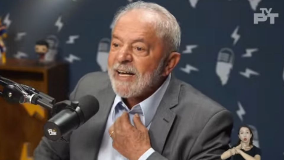 Lula (PT) no Flow Podcast em 18 de outubro de 2022.