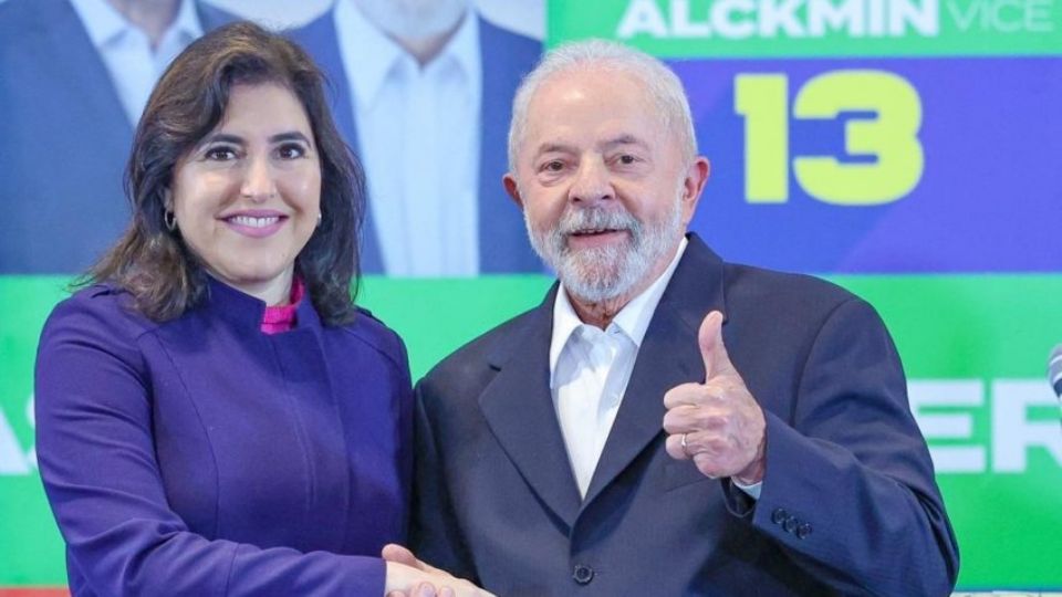 Simone Tebet (MDB) e Lula (PT).