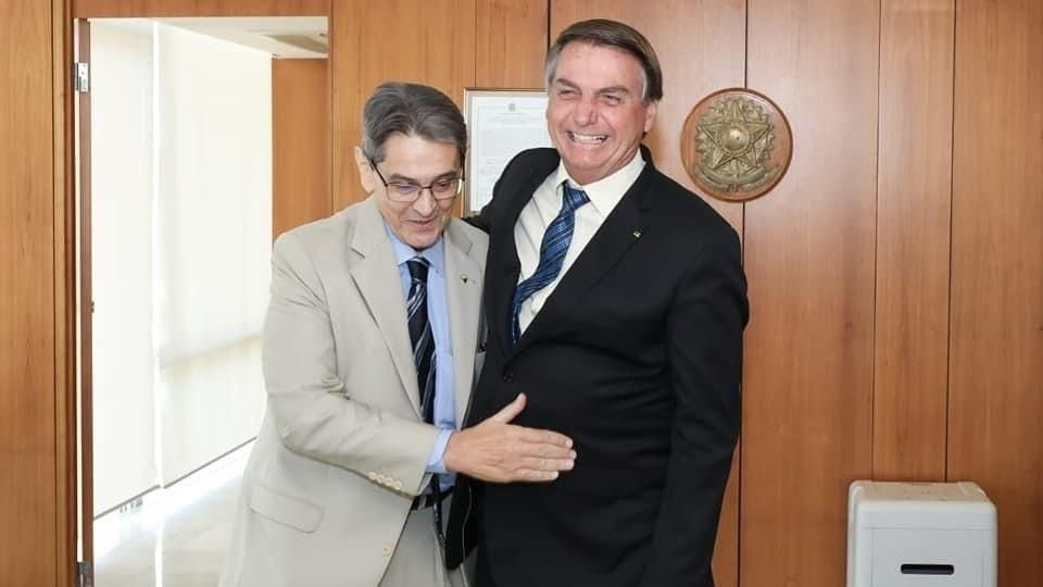 Os amigos Jefferson e Bolsonaro.