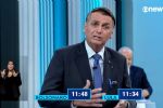 Debate na Globo: Descompensado, Bolsonaro começa furioso, sem boa noite e aos berros